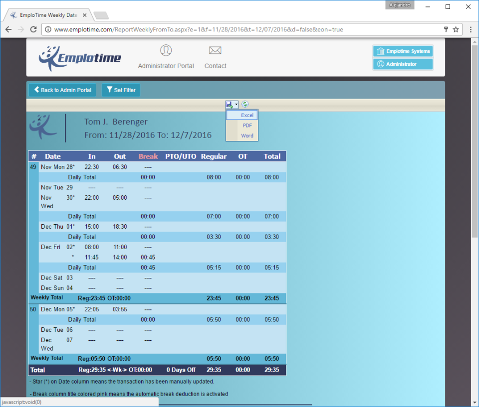 Emplotime Software - 3