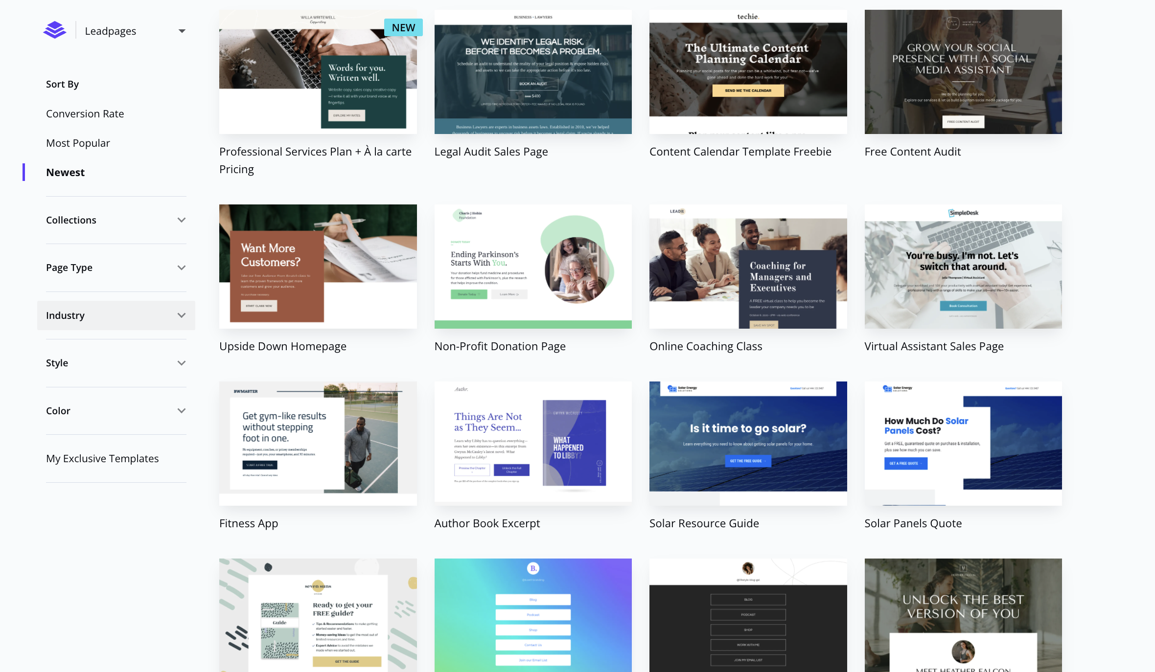Leadpages Software - 1