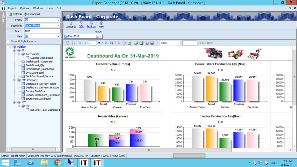 IcSoft screenshot: IcSoft stats