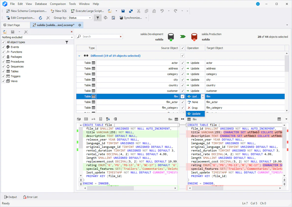 dbForge Compare Bundle for MySQL Pricing, Reviews & Features - Capterra ...