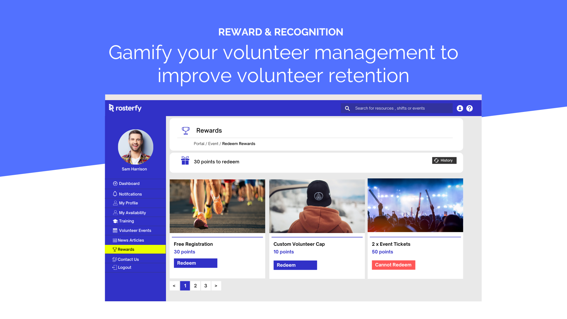Rosterfy Software - REWARD & RECOGNITION