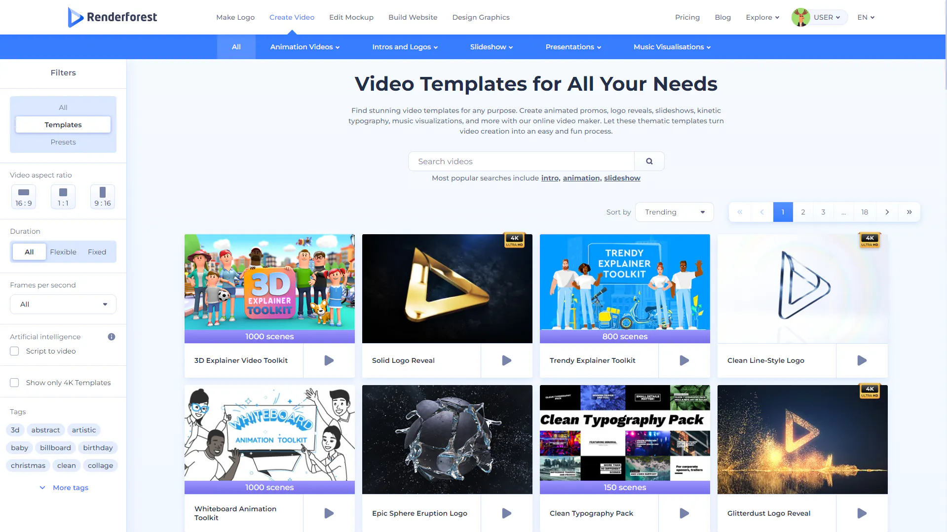 Renderforest Example Renderforest Pricing, Alternatives & More 2023 | Capterra