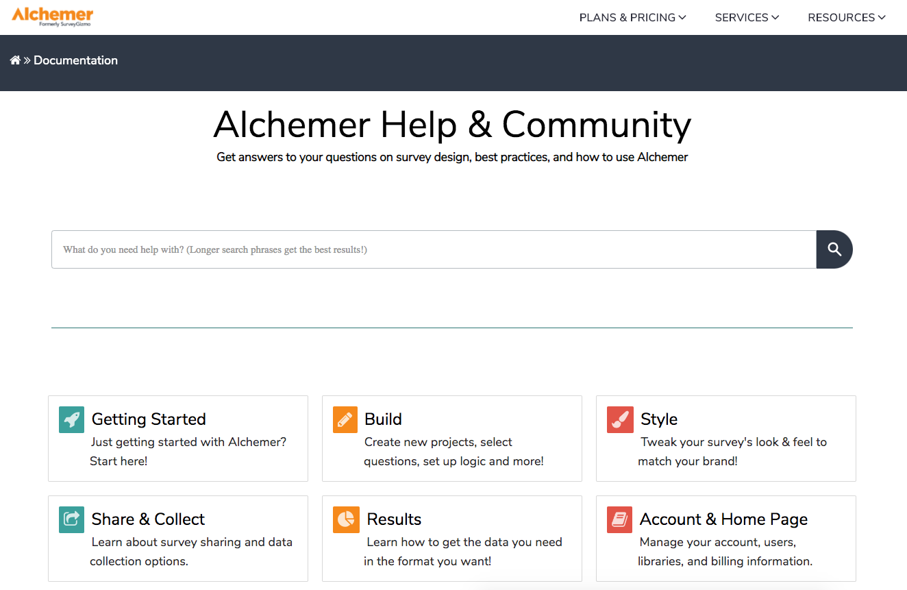 Alchemer Help and Community - Get answers to your questions on survey design, best practices, and how to use Alchemer. 