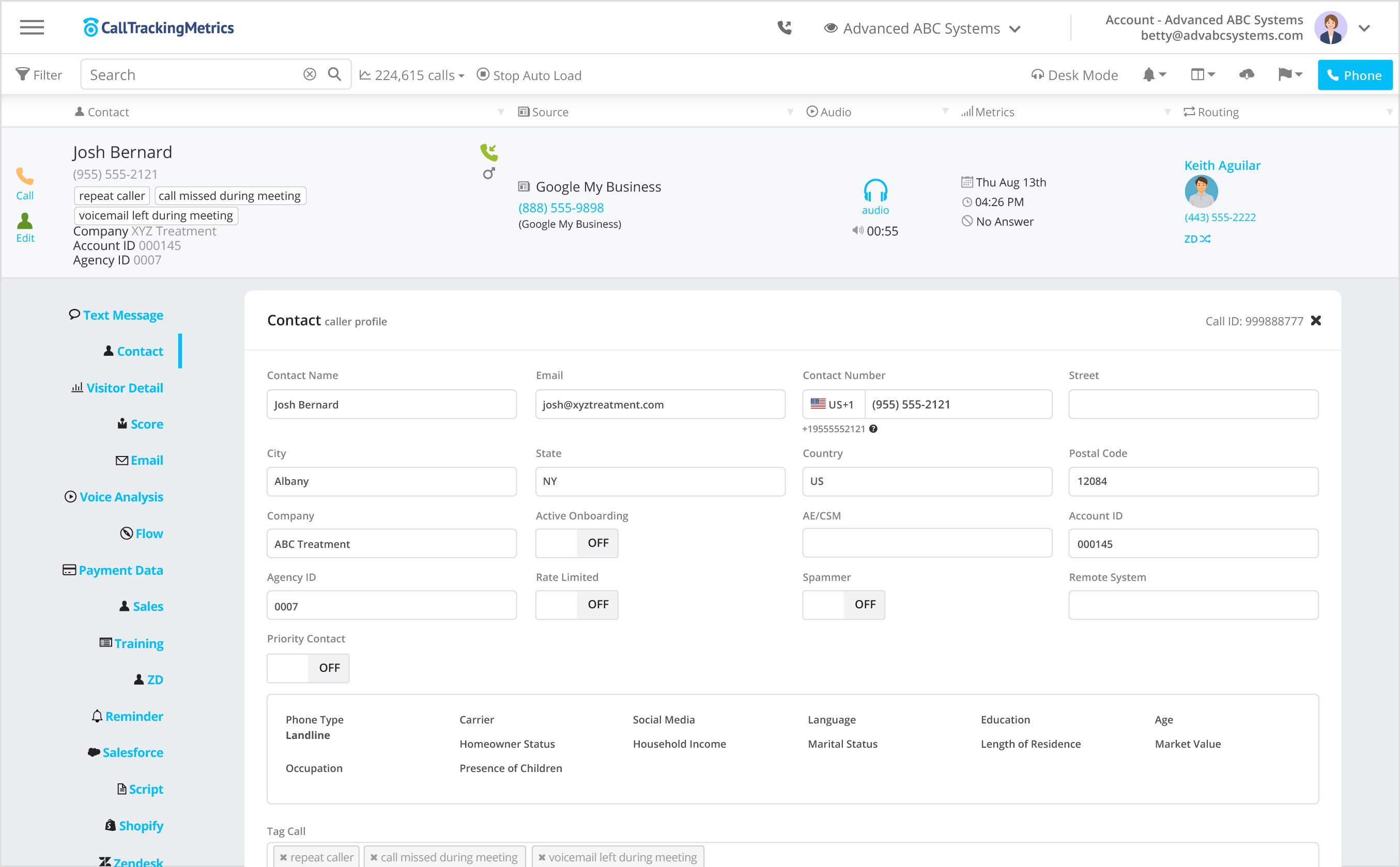 CallTrackingMetrics Logiciel - 2