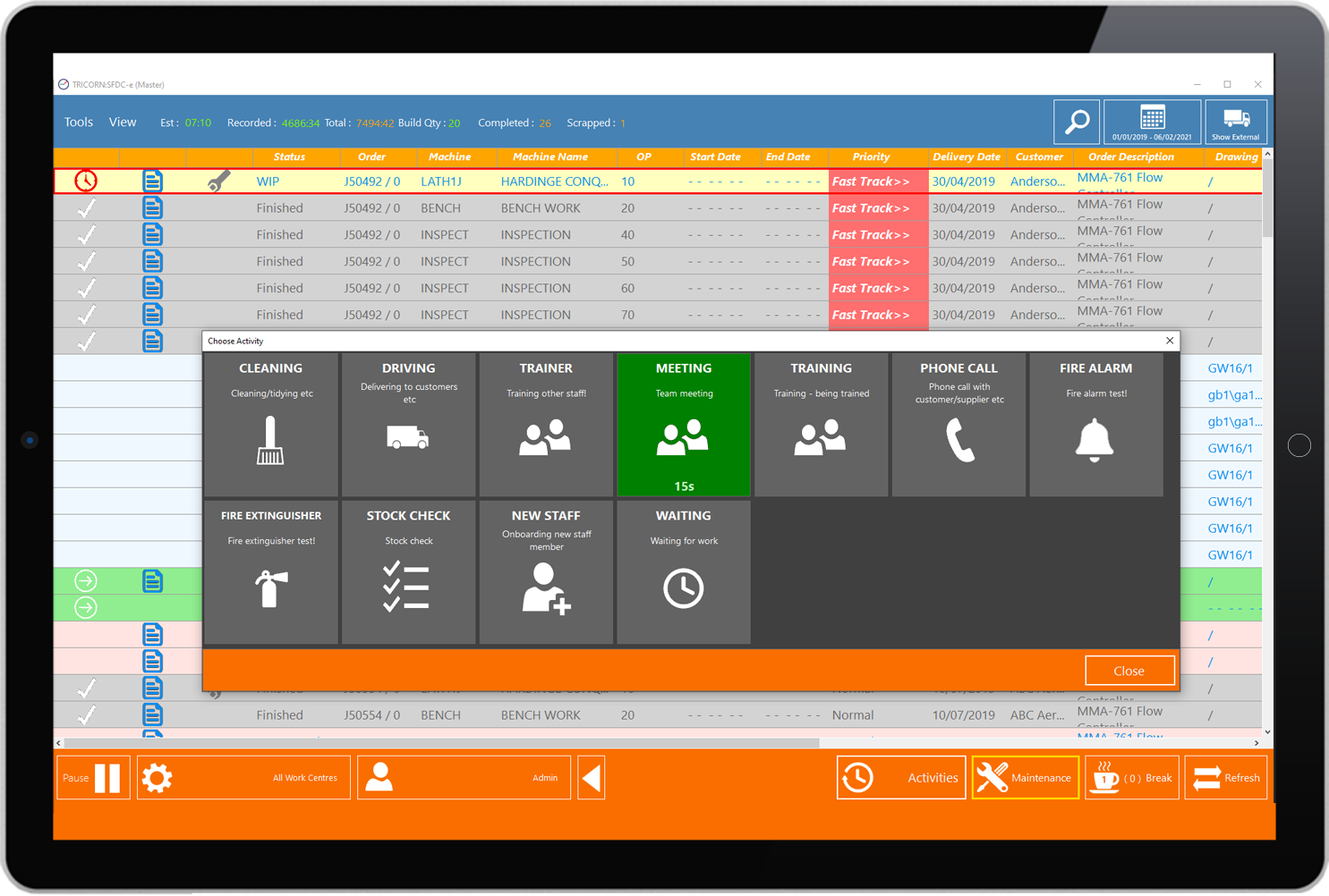 Fitfactory Tricorn MRP Software - 4