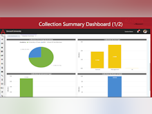 ACADEMIA ERP / SIS Software - Collection Summary Dashboard