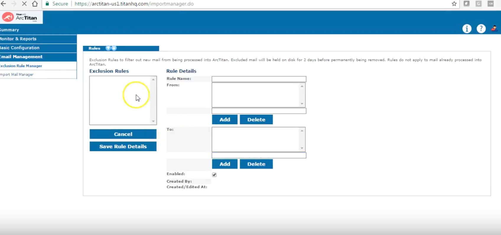 ArcTitan Email Archiving Software - 3