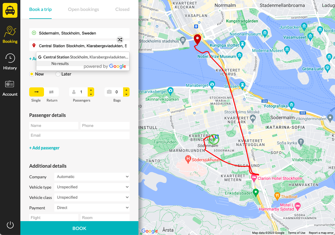TaxiCaller Software - The Reception Tool is great for partnering with corporate clients, hotels, and restaurants so they can directly book your taxis for their employees or customers. It's a great way to efficiently increase the number of jobs with no effort.