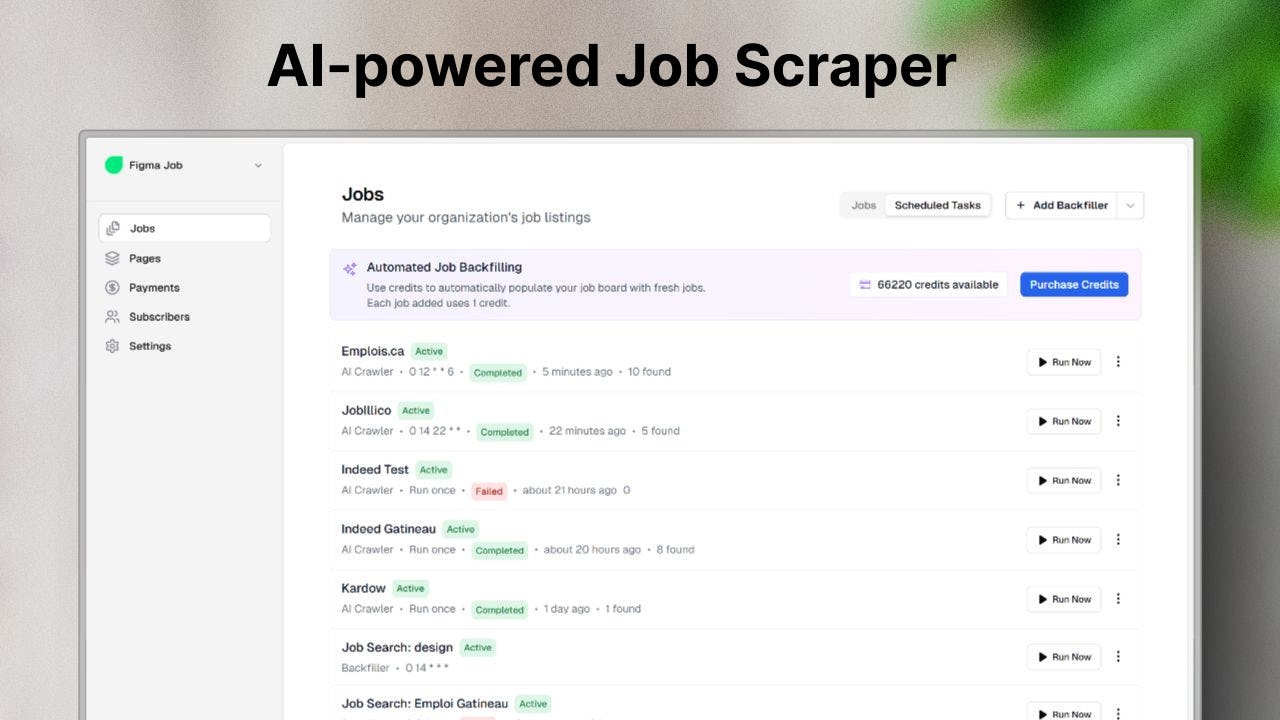 Kardow Software - AI-powered Job Scraper