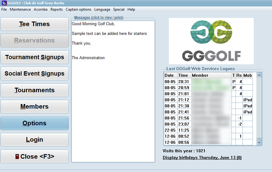 GGGolf Logiciel - 1