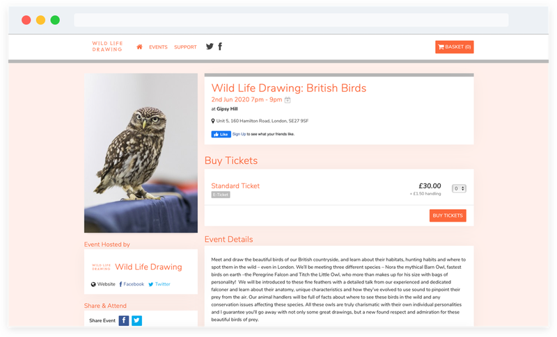 Eventcube white label website