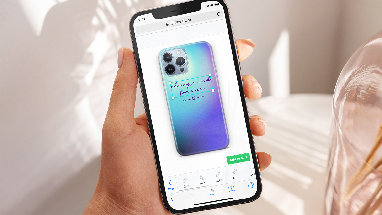 Printlane screenshot: Allow customers to create designs in no time with Printlane's intuitive and mobile-friendly product designer. The tried and tested user interface works for any audience and comes with an incredibly low time to load.