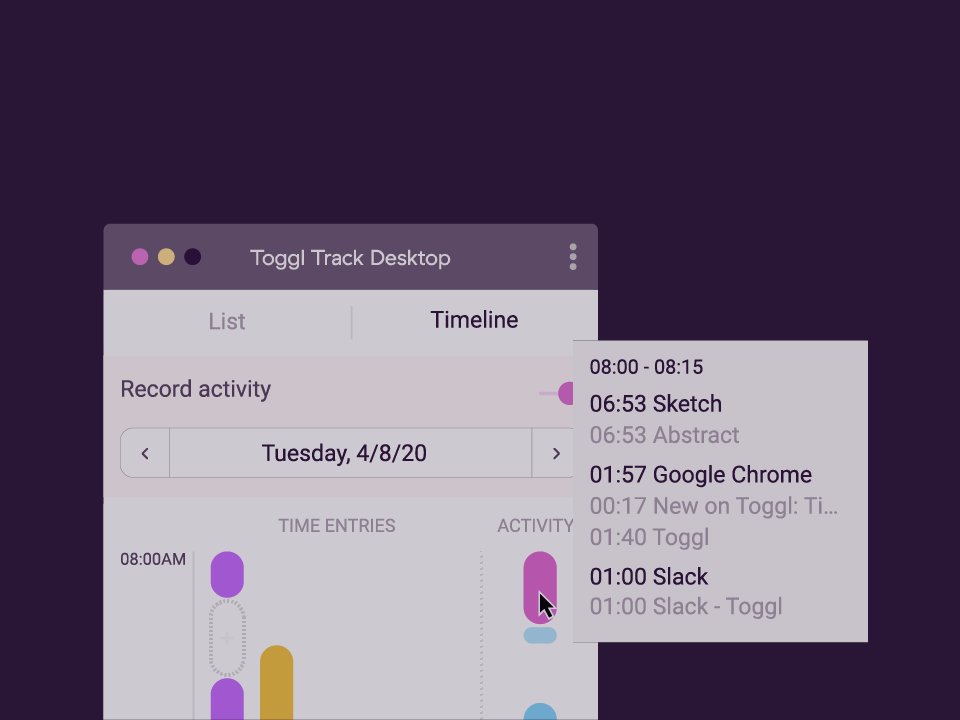 Toggl Track Software - Toggl Track for Desktop