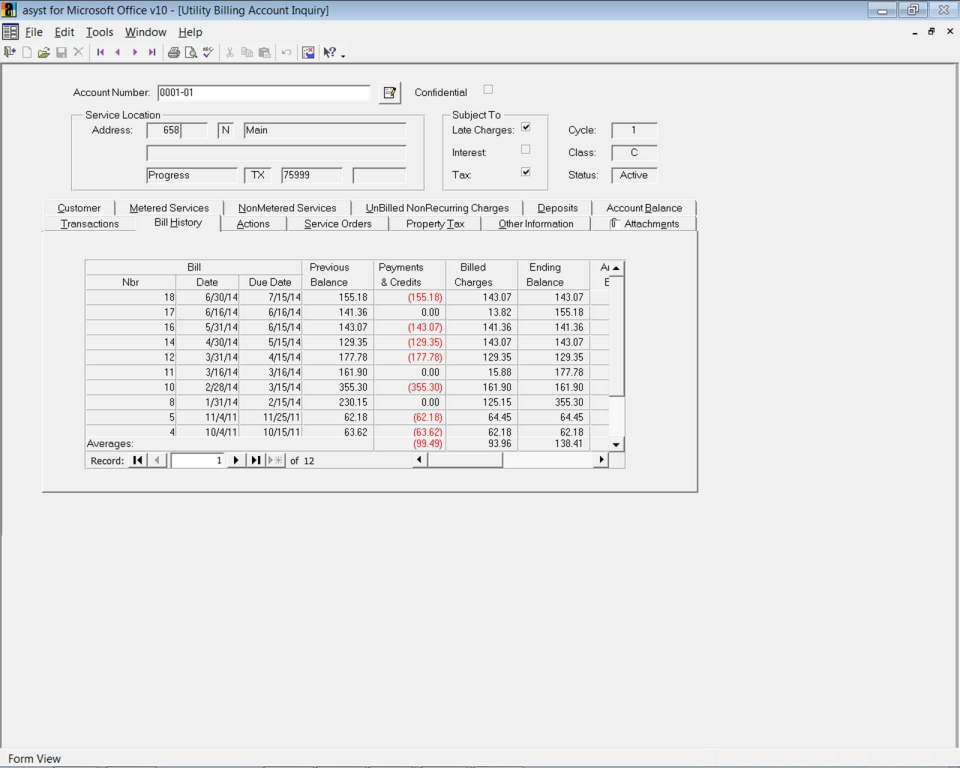 asyst:Utility Billing Software - 4