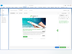 Salesforce Marketing Cloud Account Engagement Software - Create, test, and send engaging and beautiful emails with the email editor. - thumbnail