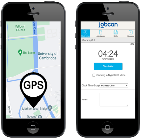 GPS location recording
