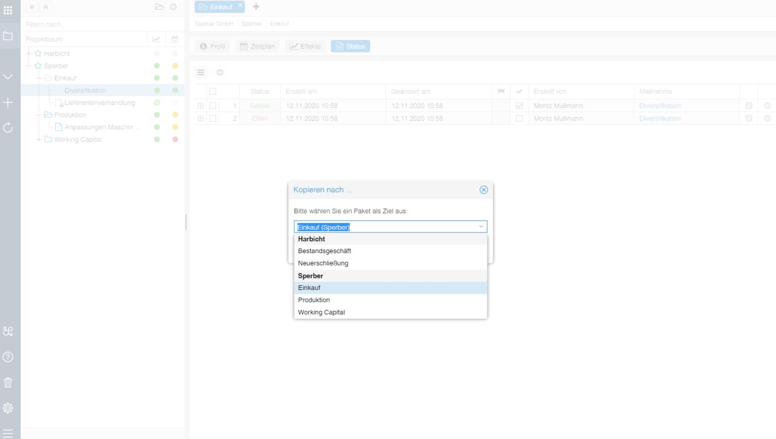 Falcon copy elements