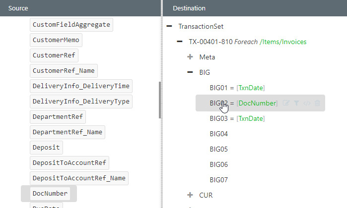 Cutting-edge mapping and-thumb