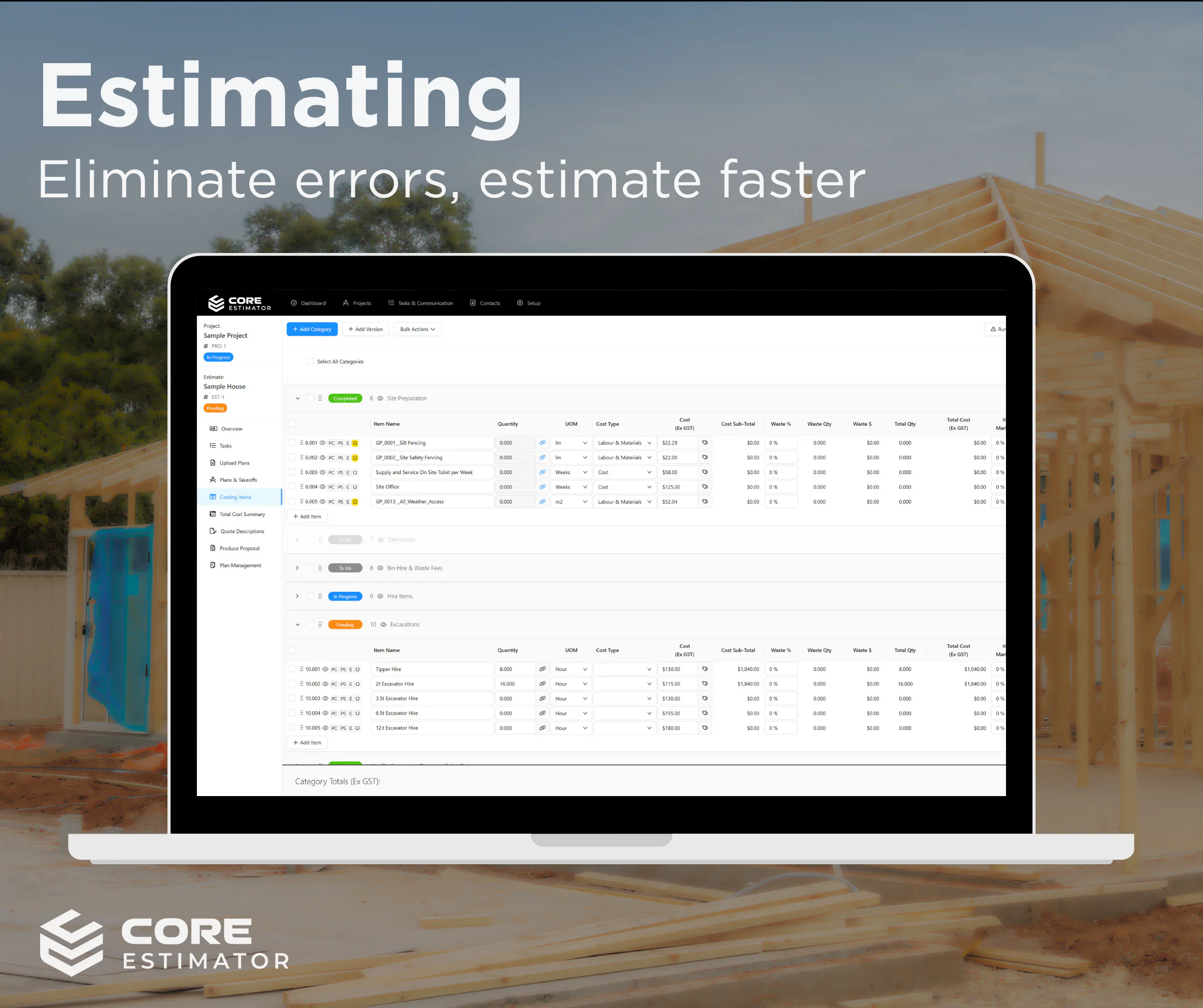 Core Estimator Pricing, Cost & Reviews - Capterra UK 2026