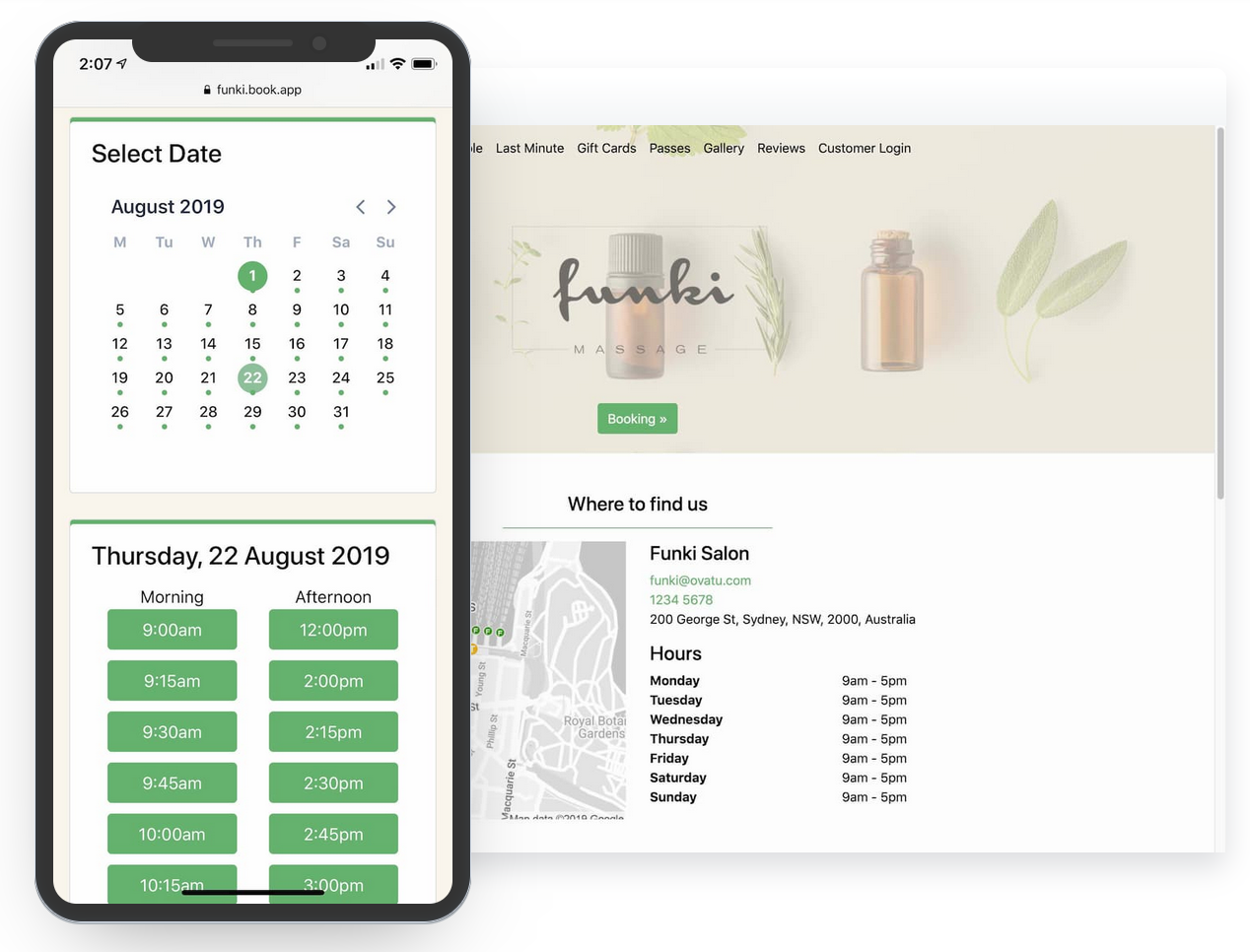Ovatu Software - Powerful Online Booking - Take Bookings On Autopilot