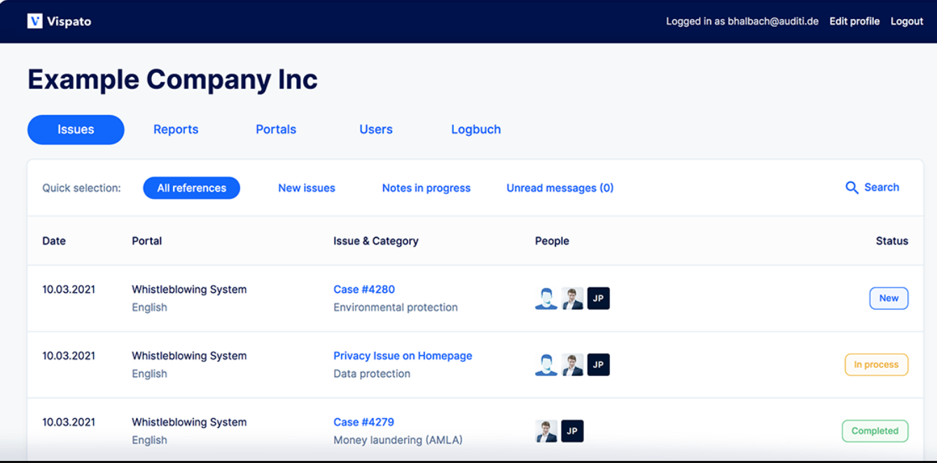 Vispato screenshot: Vispato customizable interface