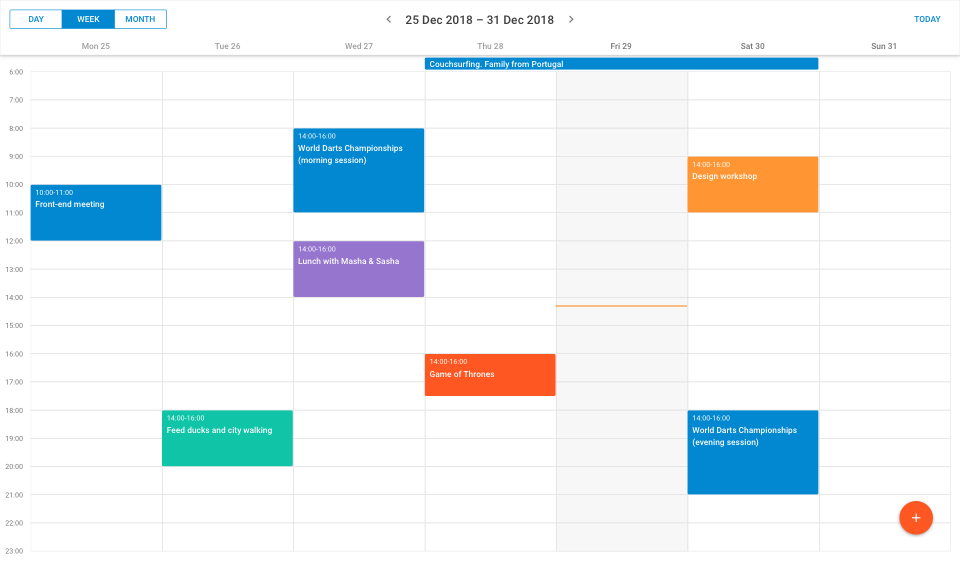 DHTMLX Suite Software - DHTMLX Suite scheduler