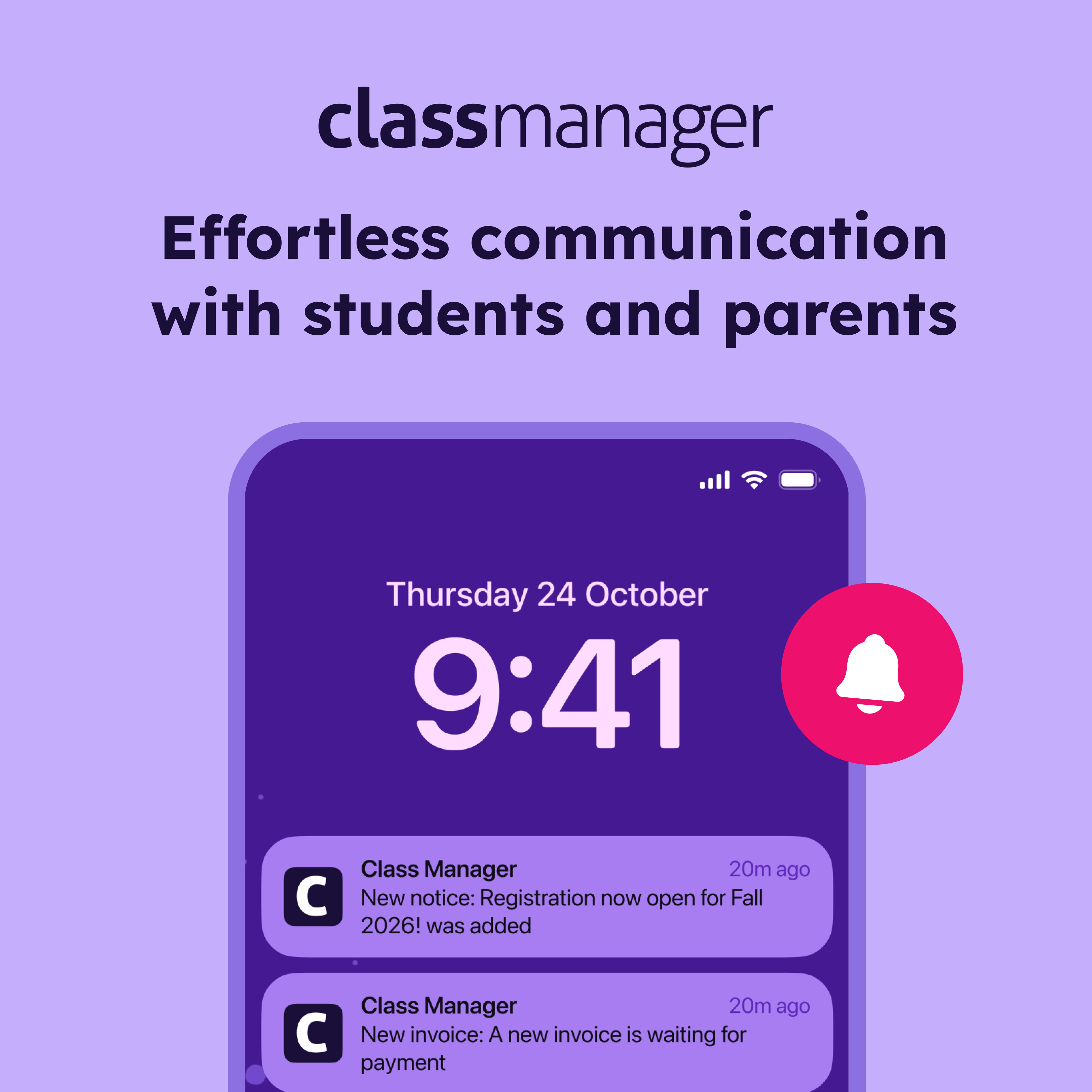 Class Manager Software - Communication made easy for students and parents