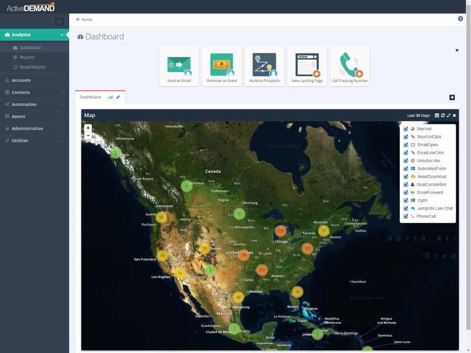 ActiveDEMAND Software - Geo Reporting