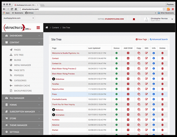 Structure CMS Software - 4