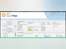 SpamTitan Software - See a system overview and scan summary at-a-glance from the main dashboard