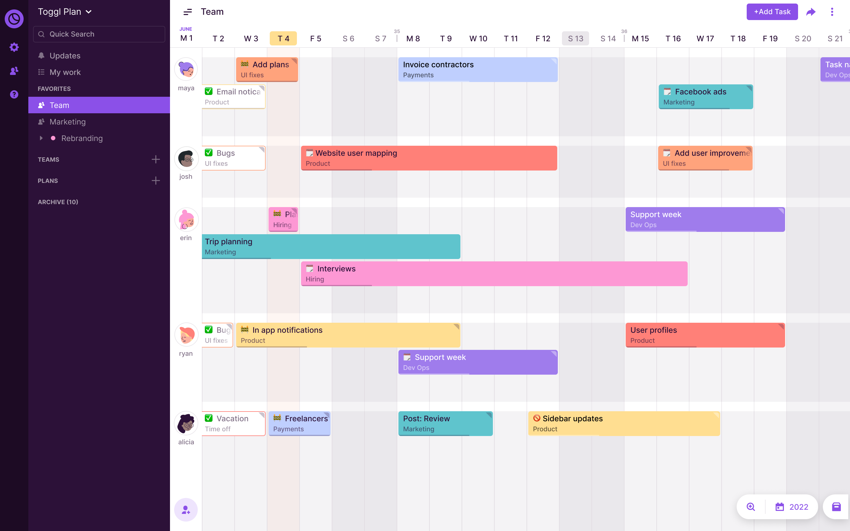 Toggl Plan Software - 5
