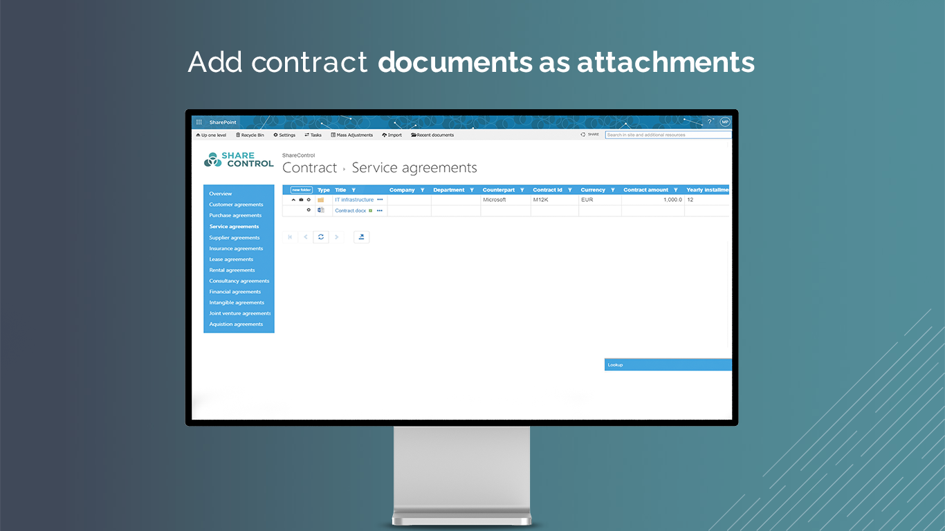 ShareControl Contract attachments