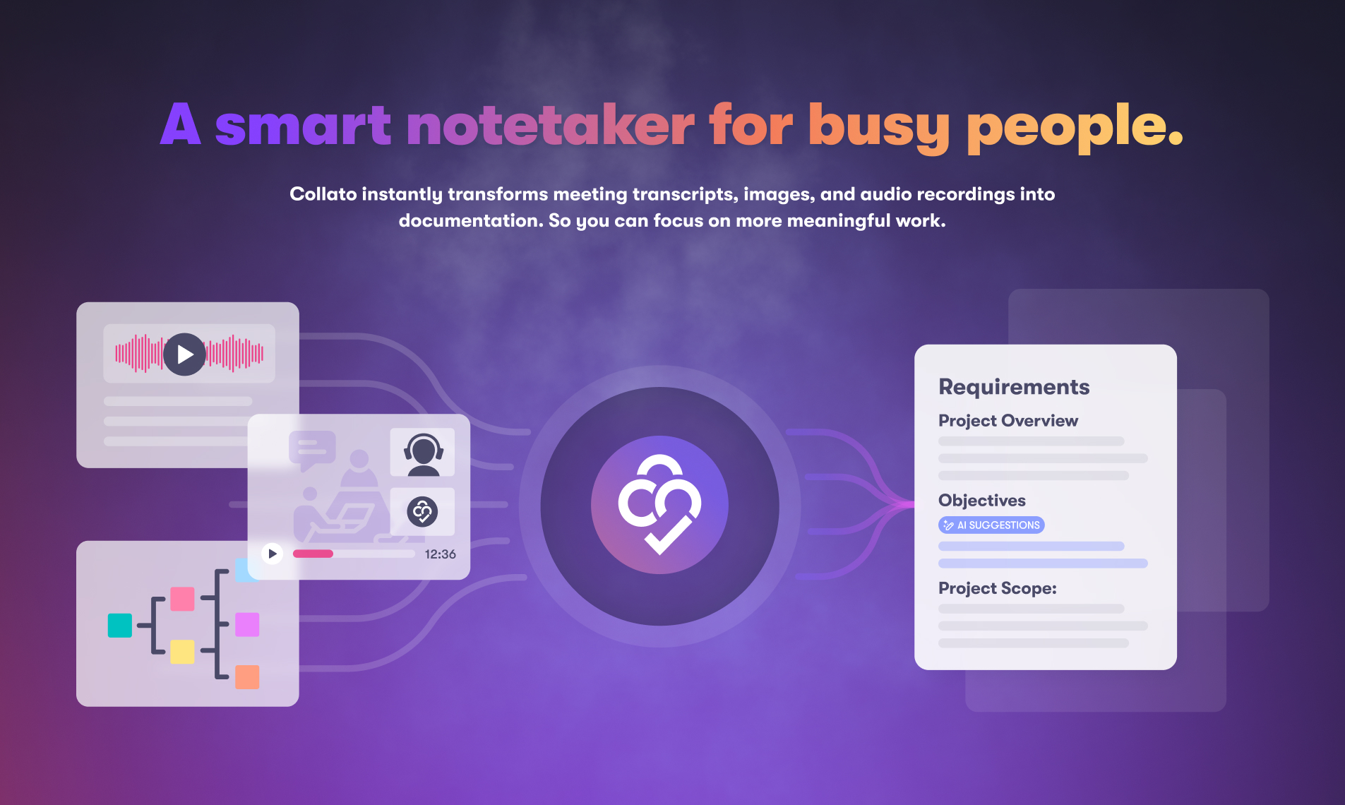 A smart notetaker for busy people