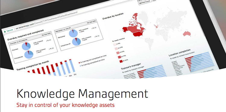 BSI Knowledge Manager screenshot: BSI Knowledge Manager allows users to identify, store, evaluate, refine and share knowledge across their organization