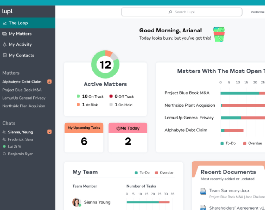 Lupl screenshot: Everything in one place, not all over the place.