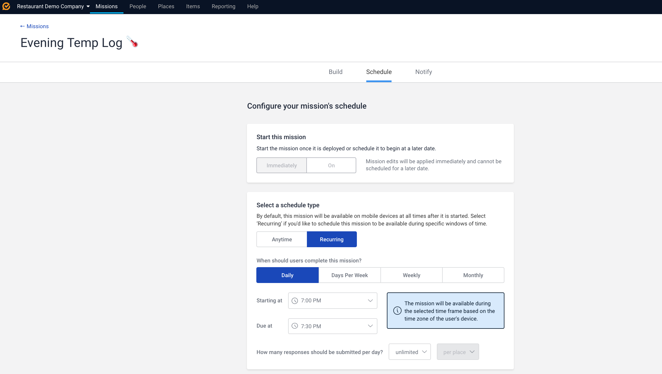 FORM MarketX Software - Schedule time & frequency for task completion to prioritize work & ensure the right tasks are completed at the optimal times to create value for your business.