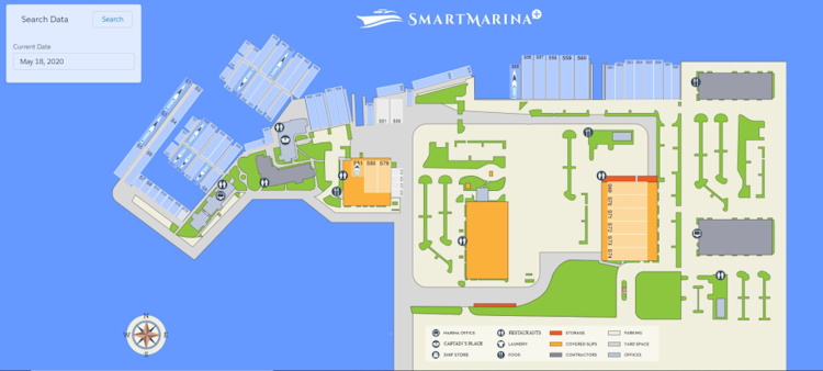 SmartMarina+ screenshot: SmartMarina+ interactive maps
