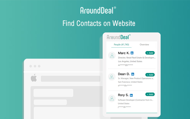 Find Contacts on Websites