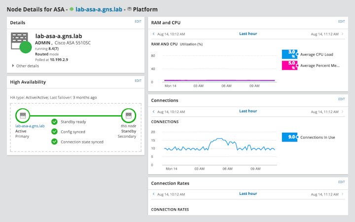 Network Performance Monitor screenshot: Network Performance Monitor network insights