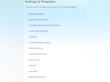 QADEX Vision Software - Settings and templates