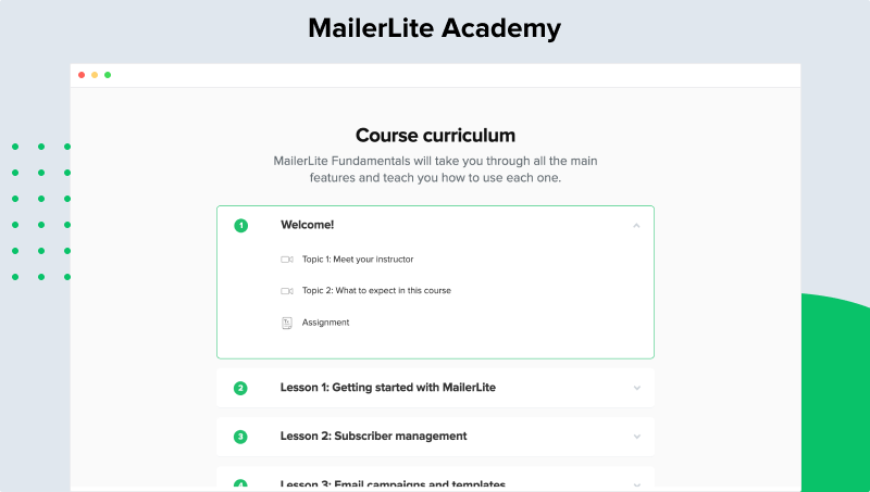 MailerLite Software - MailerLite Academy