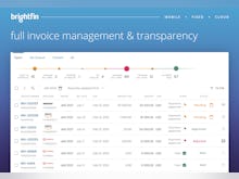 brightfin Software - Full invoice management & transparency