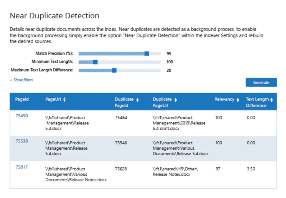 Netwrix Data Classification Software - Netwrix Data Classification duplicate detection