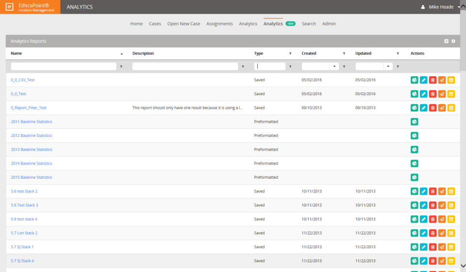 EthicsPoint Software - Capture and investigate ethics and compliance reports from across the organization in a centralized database