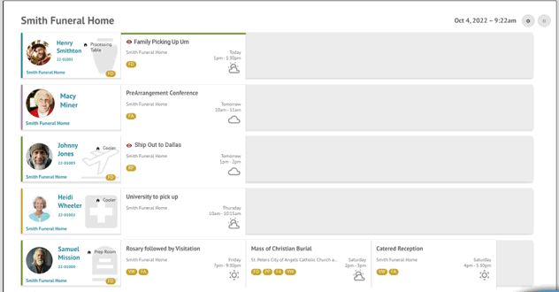 Tribute Management Software Screenshot