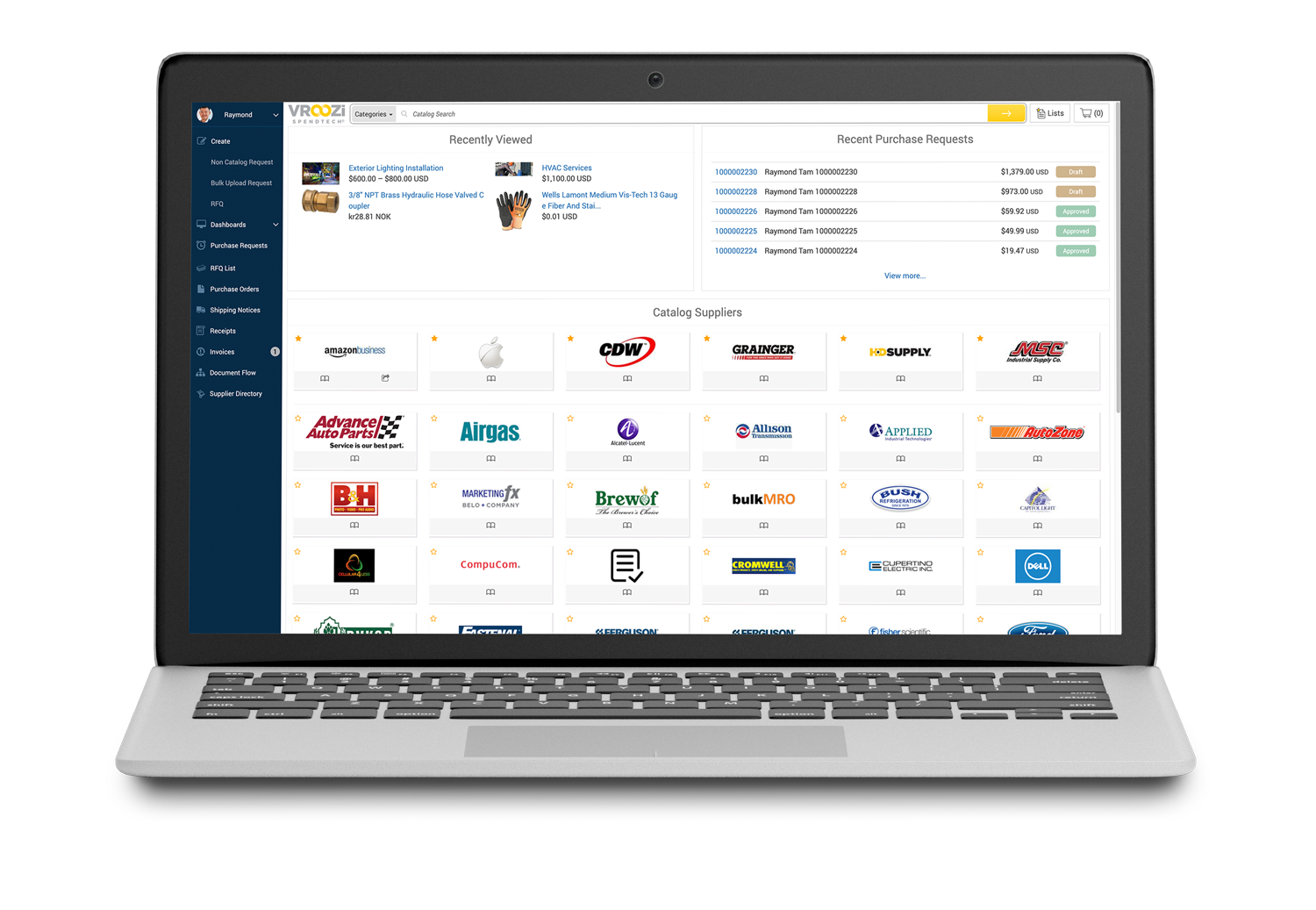 Access to thousands of suppliers with customized catalogs, accessible from ONE easy-to-use platform, makes employee purchasing easier than ever.