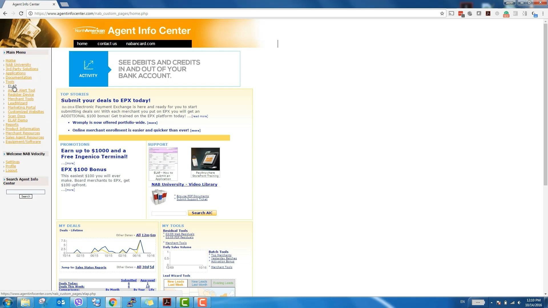 North American Bancard (NAB) Software - 2