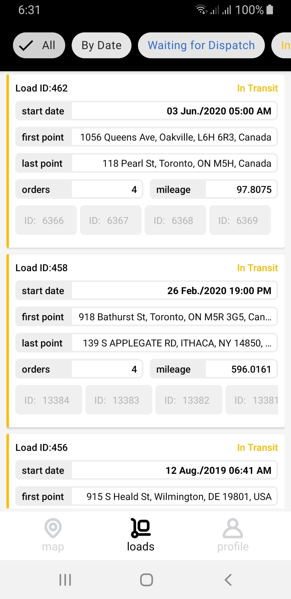 Assigning Loads to Driver-thumb