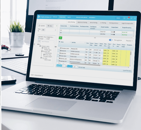 CompAccelerator screenshot: CompAccelerator enables enterprises to manage compensation planning for salary, bonus and equity on a single, central platform