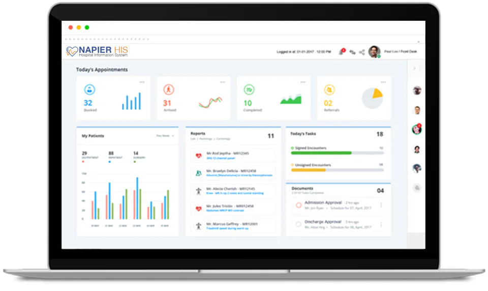 Napier Software Napier Hospital Information System Price, Features, Reviews & Ratings ...